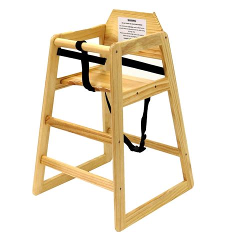 Kids Wooden High Chair Natural £2499 Oypla Stocking The Very