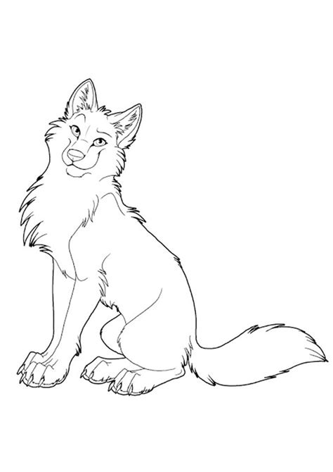 Coloring Pages | Wolf Coloring Sheet