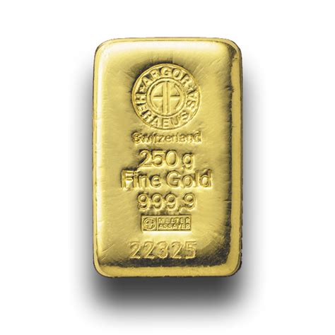 250 G Gold Bar 9999 Fine Ah Moro Bitcoin
