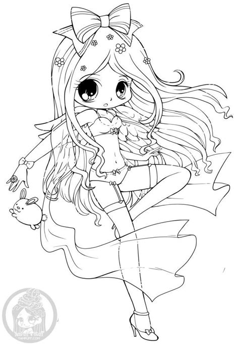 manga ange kawaii par yampuff artherapie ca chibi coloring pages cute coloring pages