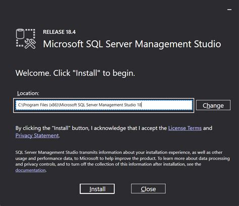 Installing Microsoft Sql Server Management Studio Ssms Installation