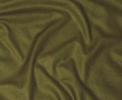 Deep Olive Green Raw Silk Noil Fabric 12 Yard By Silkfabric