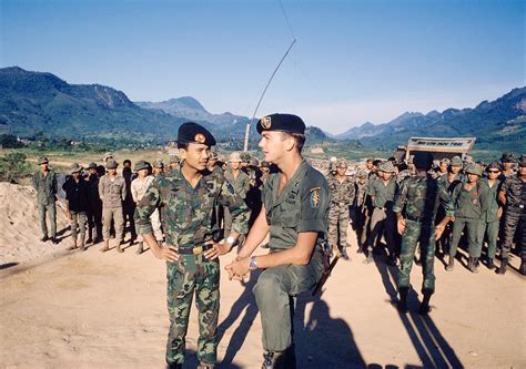 Vietnam War 1969 Us And Vietnamese Special Forces On Parad Flickr