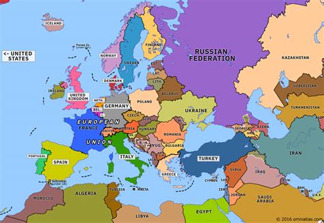 Political Map Of Europe Europe Mapslex World Maps Images