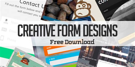 14 Free Creative Form Designs Resources Graphic Design Junction