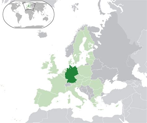 Location Of The Germany In The World Map
