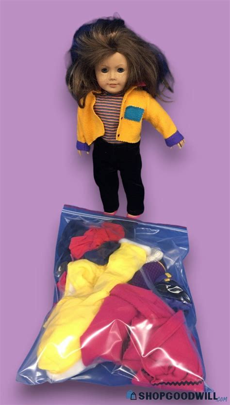 american girl just like you 23 doll w many outfits some vtg pleasant company