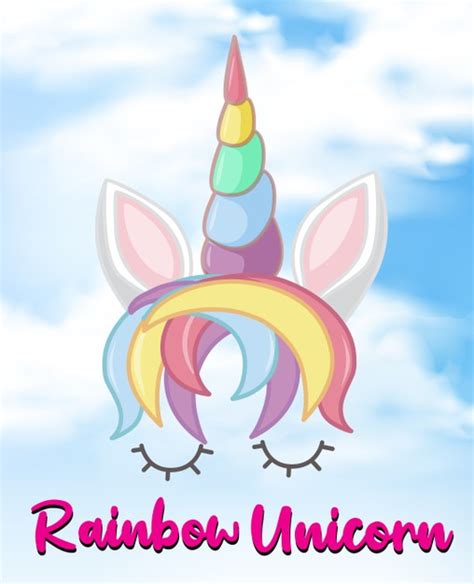 Premium Vector Unicorn Rainbow Logo In Pastel Color With