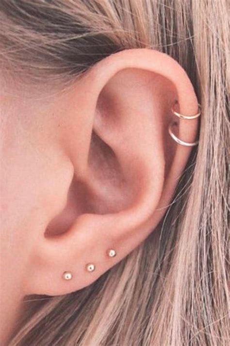 58 Ideas Piercing Ear Helix Peircings In 2020 Cool Ear