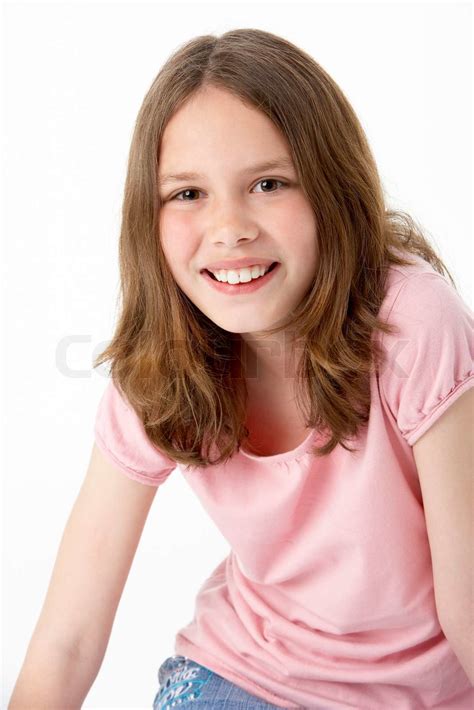 Adolescent Girl Young Stock Image Colourbox