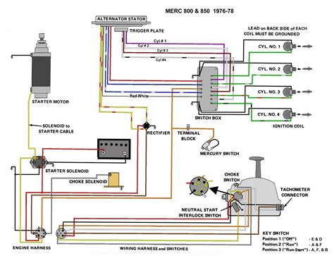 2 Stroke Mercury Outboard Wiring Diagram Schematic