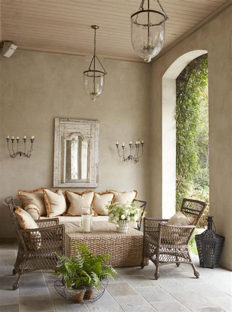 Tour These Outdoor Living Spaces With A French Twist Country House