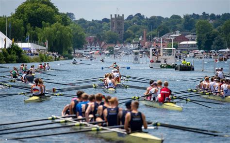 Henley Royal Regatta Off To A Flying Start As Umbrellas Hit The Eights