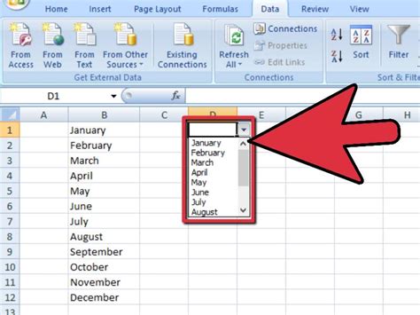 How To Add A Drop Down Box In Excel Steps With Pictures