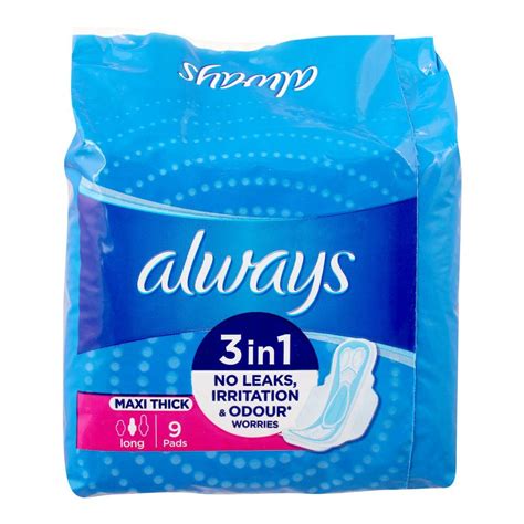 Buy Always Maxi Thick Long 9 Pads Online At Special Price In Pakistan Naheedpk