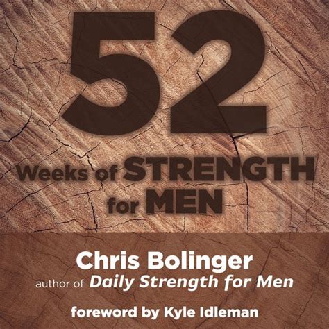 52 Weeks Of Strength For Men Chris Bolinger 9781669643524 Boeken