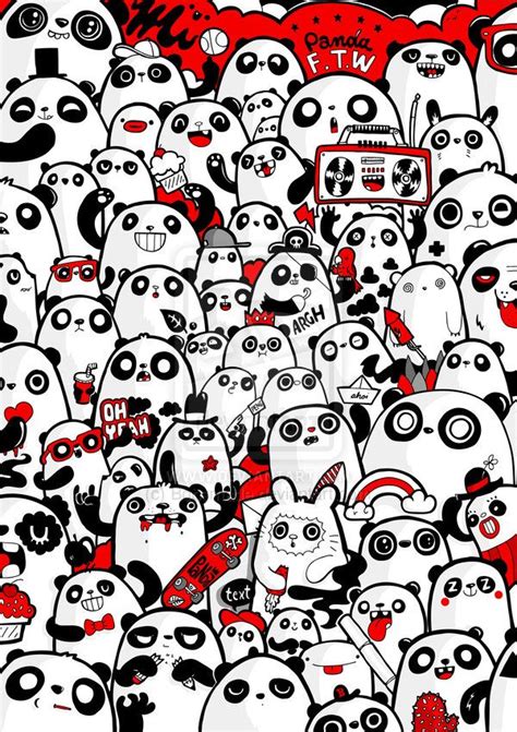 Panda Poster By Bobsmade On Deviant Art Panda Art Doodle Art Drawing