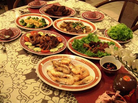 kinabalu chinese new year eve dinner