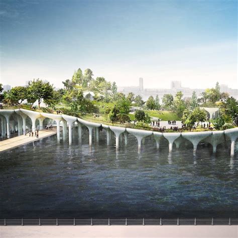 A new public park skimming the surface of the hudson river atop 132 concrete little island, a new free public park at 13th street in hudson river park, opened to the public friday, offering a unique greenspace unlike any other in. Little Island en Nueva York | La nueva isla de Manhattan ...