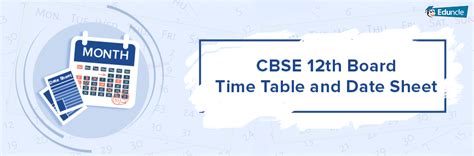 Central board of secondary education (cbse) on tuesday released the cbse class 10th and class 12th board exam 2020 date sheet on board's official port. CBSE Class 12 Date Sheet 2020 & Time Table for Science ...