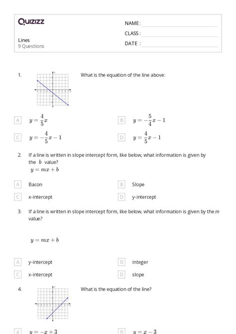 50 Lines Worksheets For 7th Grade On Quizizz Free And Printable