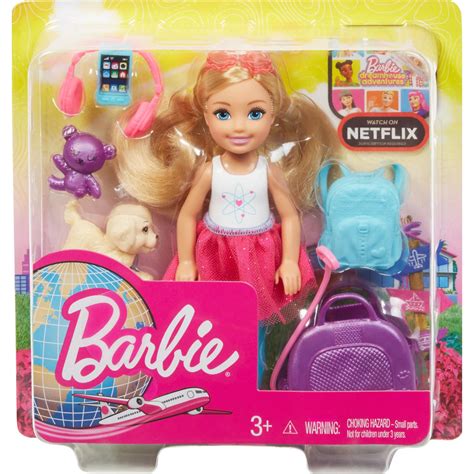 Barbie Chelsea Doll And Travel Set With Puppy And Accessories Brandaville