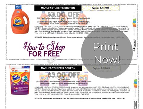 We update our coupons daily! Tide coupons | How to Shop For Free with Kathy Spencer