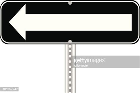 One Way Sign High Res Vector Graphic Getty Images