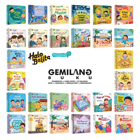 Jual Seri Buku Halo Balita Penuntun Boardbook Allah Maha Pencipta