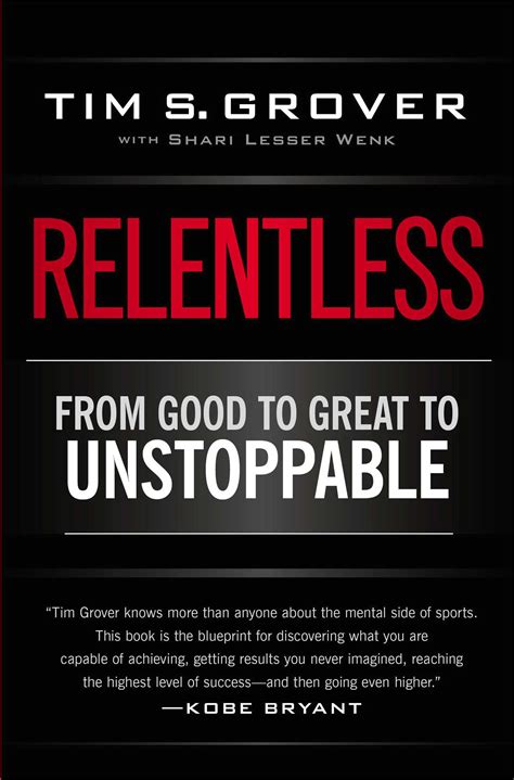Buku yang diterbitkan oleh andy publisher ini, ingin mempertajam tentang leading people, loving people, dan leaving a great legacy, yang membuat anda merasa lebih sempurna (good to great leader). Relentless | Book by Tim S. Grover, Shari Wenk | Official ...