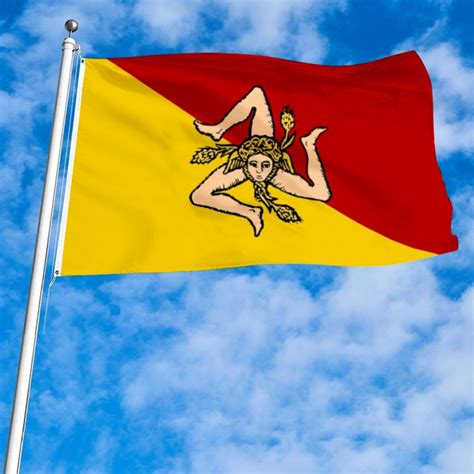 Sicilian Region Flag Banner