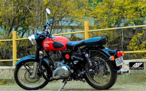 Royal enfield bullet standard 350 hd wallpapers. King Redditch Red House of Royal Enfield Of Classic 350 ...