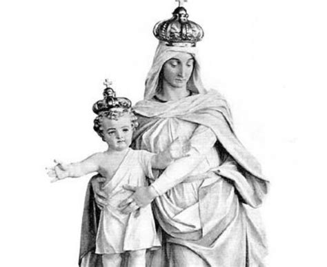 Carved Statue Of Mary Our Lady Of Victory King Richards