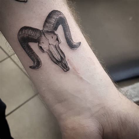 Ram Skull Northsidetattooz Tattoo Tattoos Ink Inked Blackandgrey