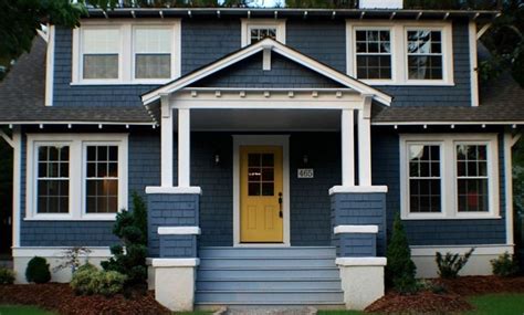 A 1920s Cottage Gets A Moody Blue Makeover House Exterior Blue