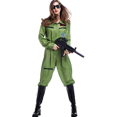 woman sexy uniform temptation airwoman pilot cosplay costumes soldiers cosplay jumpsuit