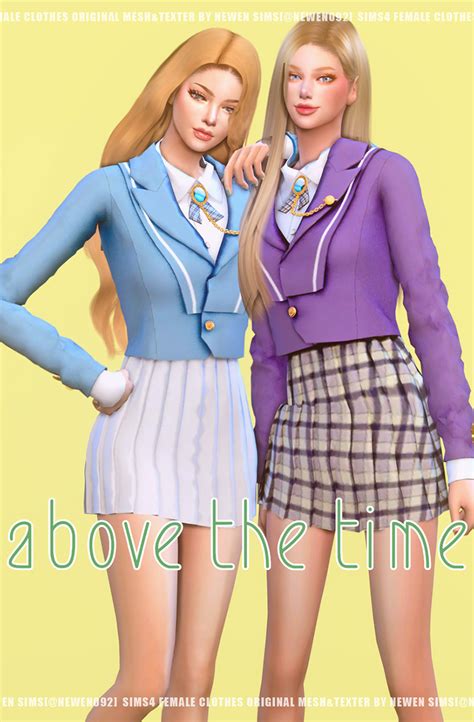 School Uniform Sims 4 Cc And Mods List