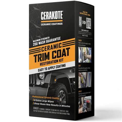 Cerakote Ceramic Trim Coat Plastic Trim Restorer Maximum Strength
