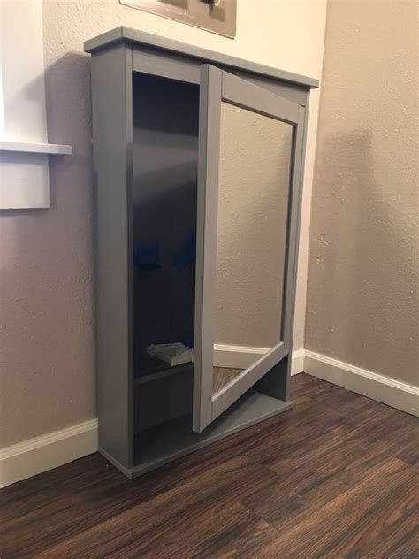 So medicine cabinets can save you money and space by doing two jobs at once. Ikea Hemnes Medicine Cabinet (perfect condition)- Grey for ...
