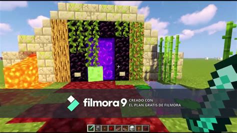 Tutorial de Minecraft Como hacer un portal al Nether automático v YouTube