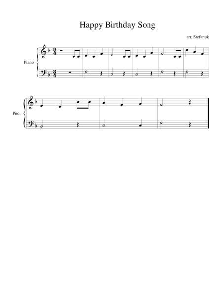 Happy birthday piano sheet music. Happy Birthday Easy Piano Sheet Music PDF Download ...