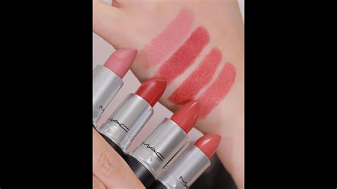 Mac New Rethink Pink Power Luster Lipsticks Swatches By Maccosmetics Valintine Special👀💓