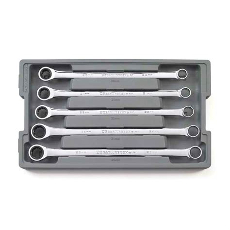 Gearwrench 85987 5 Piece Box End Ratcheting Wrench Set 20mm 25mm