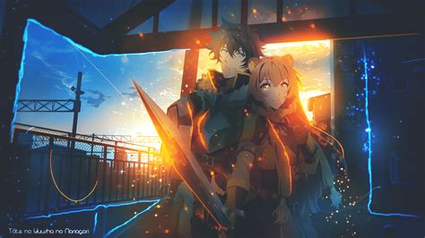 Wallpaper Tate No Yuusha No Nariagari Couple Raphtalia Iwatani