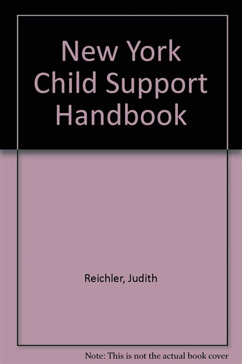 New York Child Support Handbook Reichler Judith 9780929396088