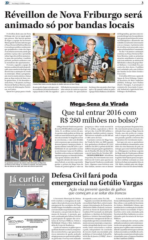 Edição De 31 De Dezembro De 2015 A 4 De Janeiro De 2016 Jornal A Voz Da Serra