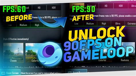 How To Get 90fps On Gameloop Unlock 90fps On Gameloop Emulator