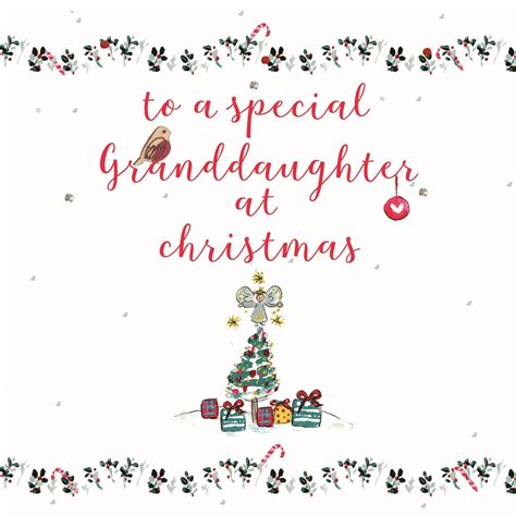Cards Granddaughter Christmas Card Laura Sherratt Designs Ltd