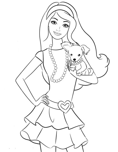Barbie Fashionista Coloring Coloring Pages