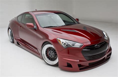 Stance Is Everytying Red Hyundai Genesis Coupe — Gallery